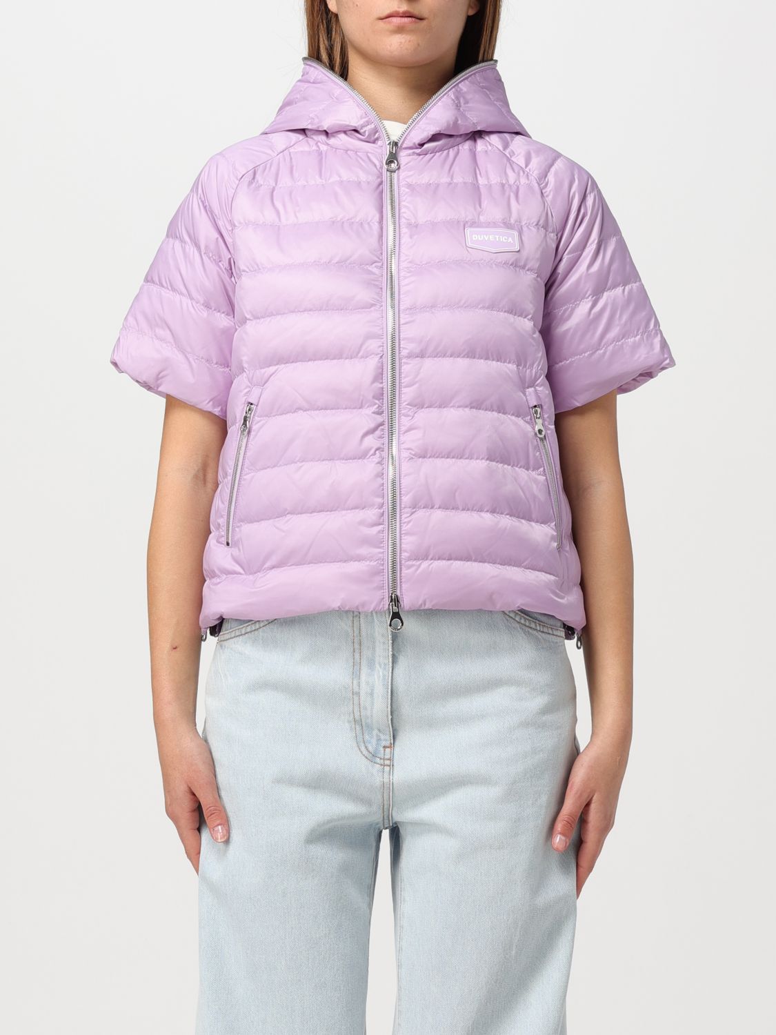 Shop Duvetica Jacket  Woman Color Lilac