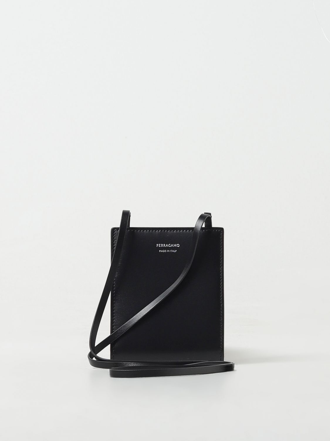 Shop Ferragamo Wallet  Men Color Black