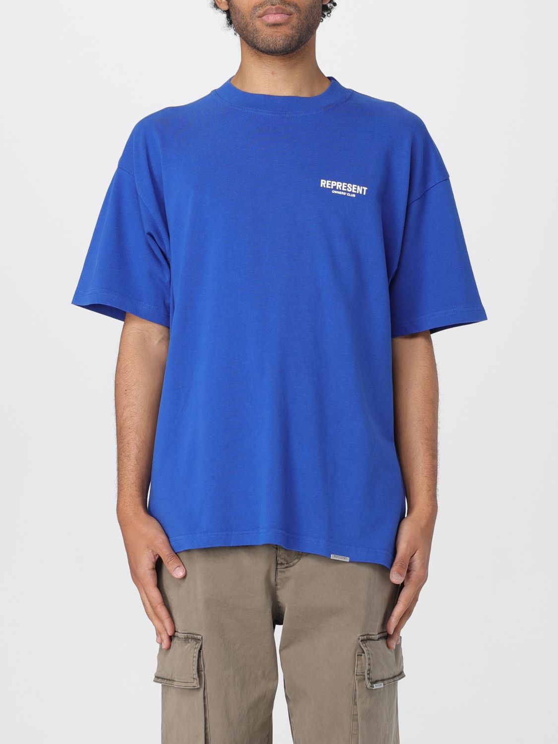 Shop Represent T-shirt  Men Color Blue