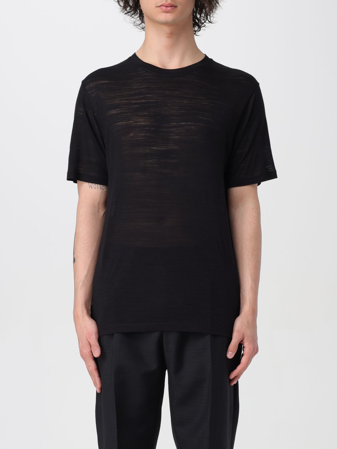 Shop Lardini T-shirt  Men Color Black