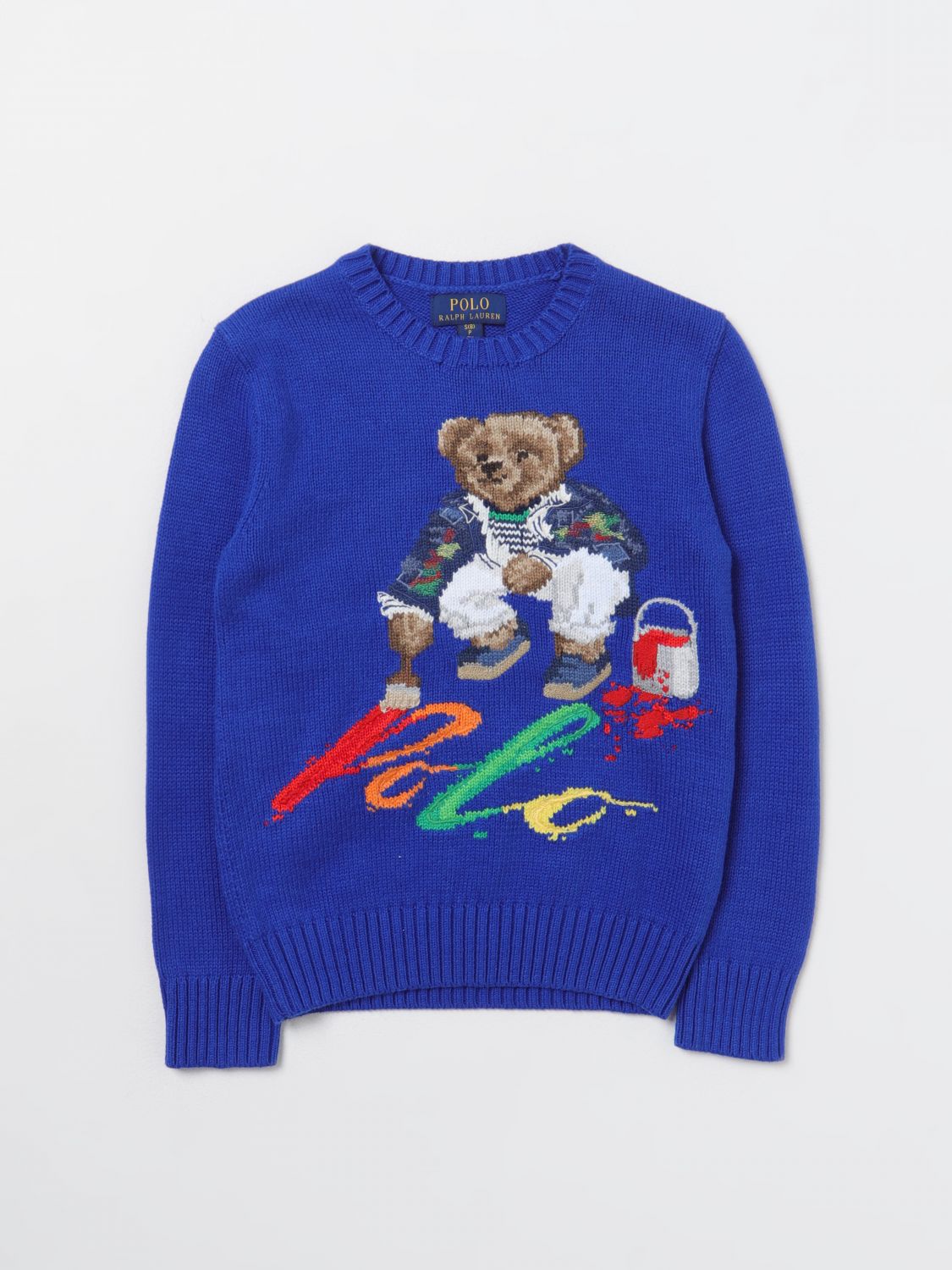 Shop Polo Ralph Lauren Sweater  Kids Color Blue