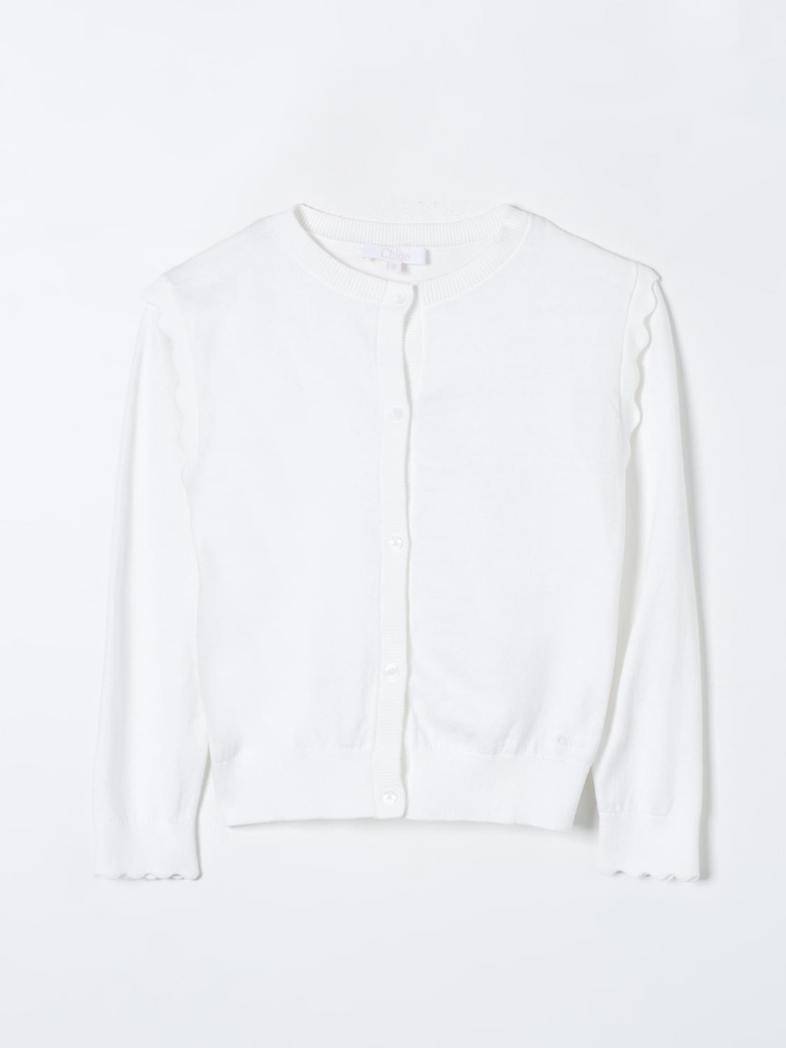 Shop Chloé Sweater  Kids Color White