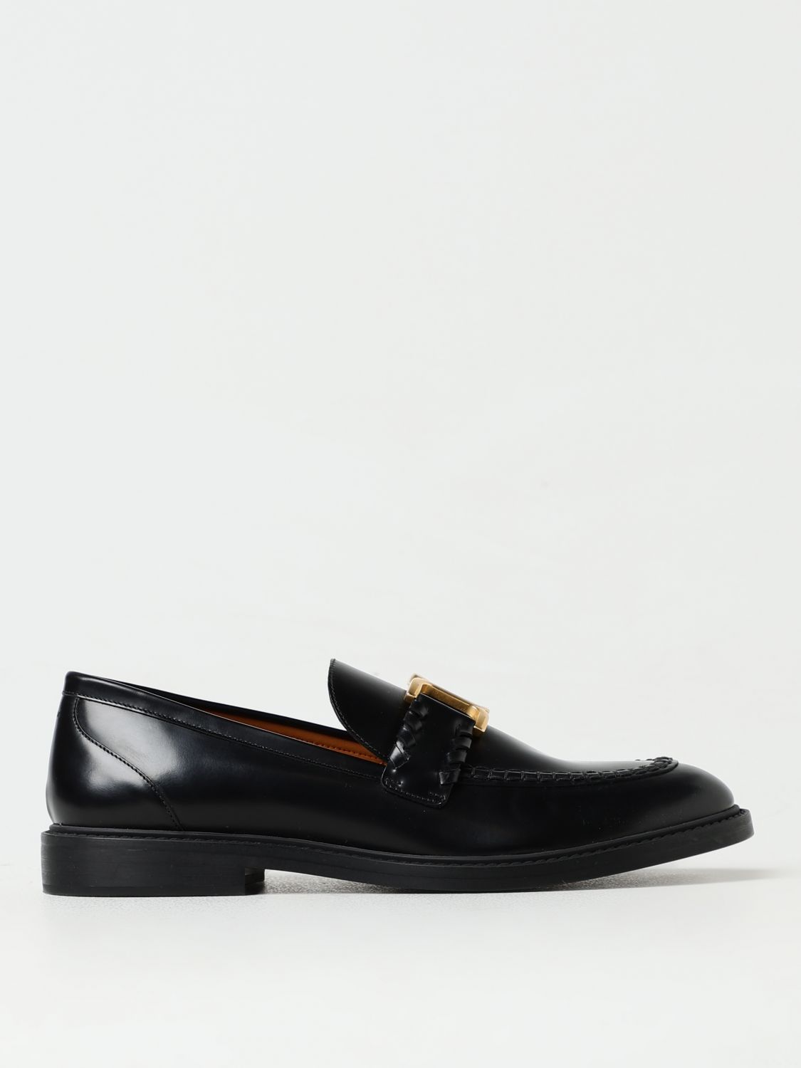 Shop Chloé Loafers  Woman Color Black