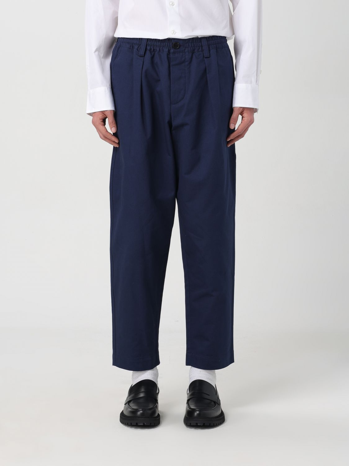 Shop Marni Pants  Men Color Navy