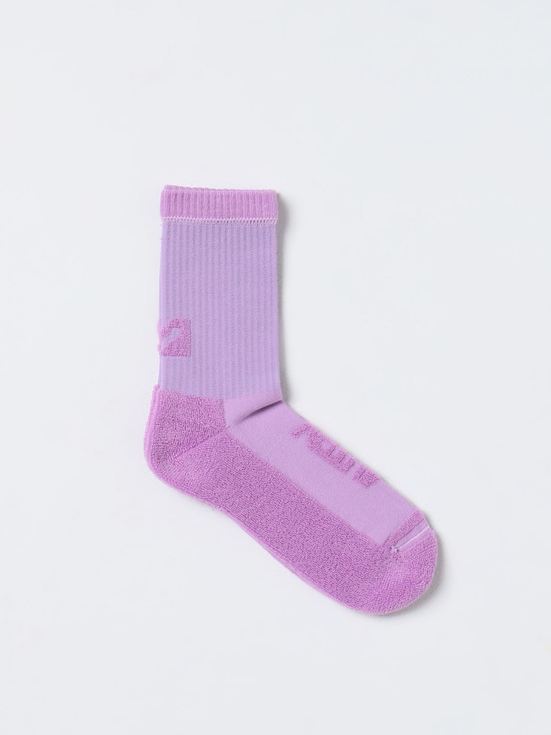 Autry Appliqué-logo Ankle Socks In Lilac