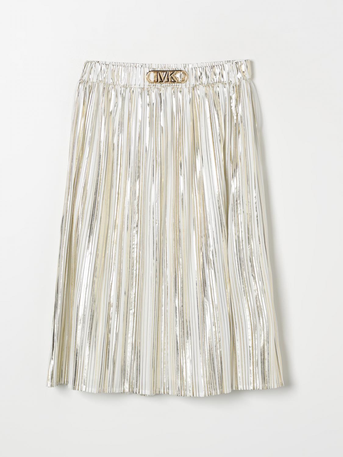 Shop Michael Kors Skirt Michael  Kids Color Ecru