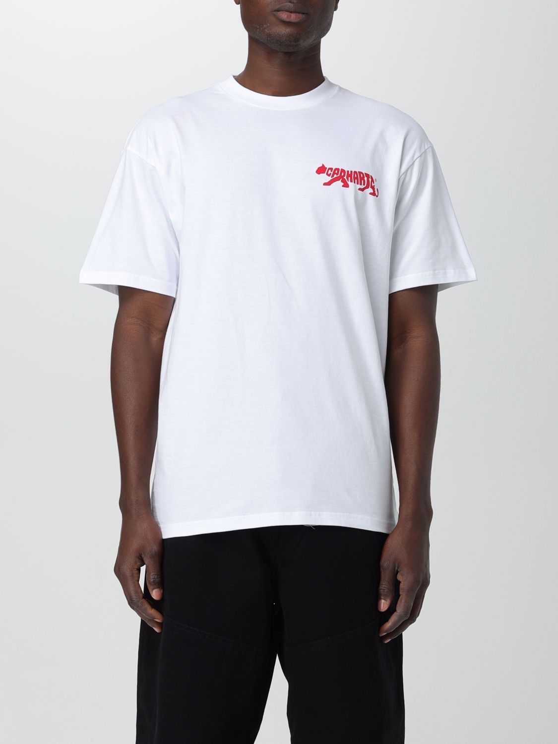 Shop Carhartt T-shirt  Wip Men Color White