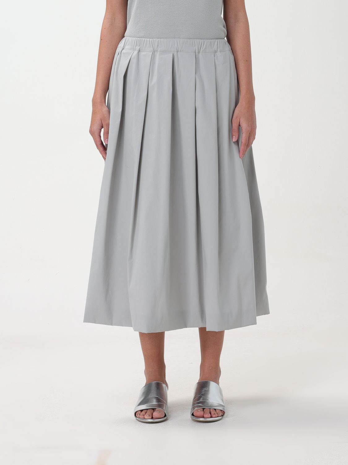 Shop Fabiana Filippi Skirt  Woman Color Grey