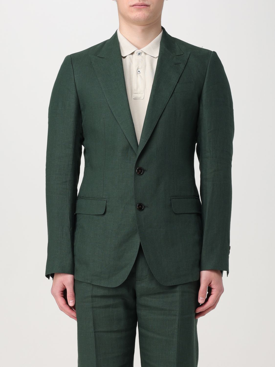 Shop Dolce & Gabbana Blazer  Men Color Green
