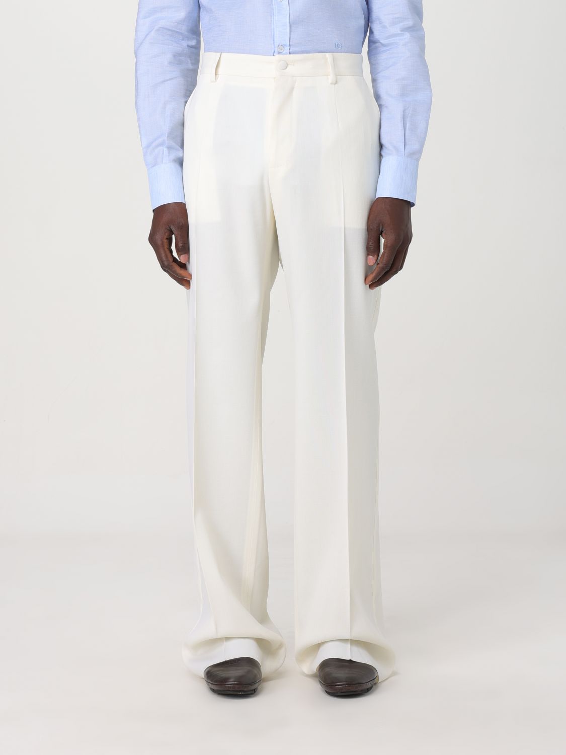 Shop Dolce & Gabbana Pants  Men Color White