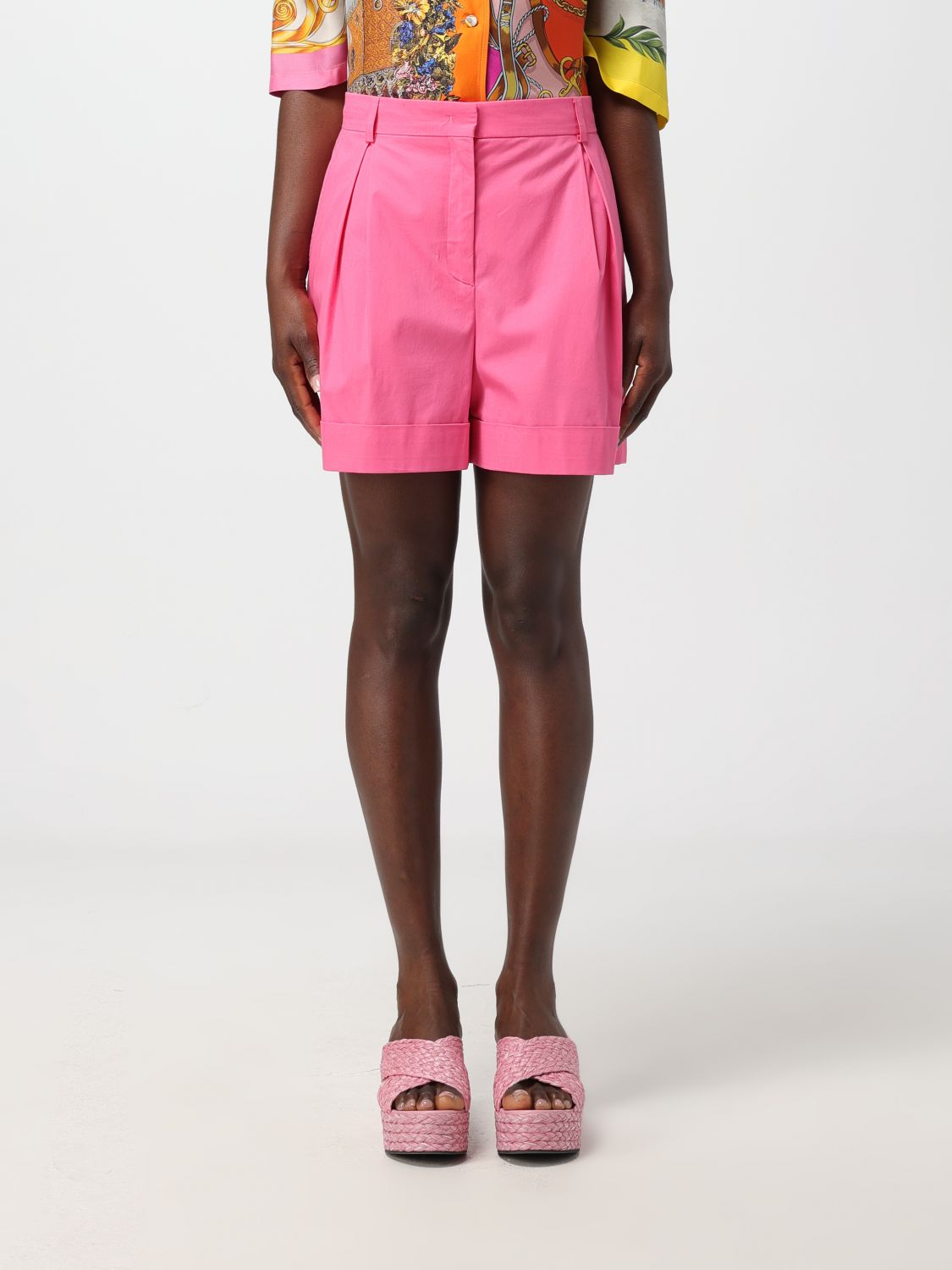 Moschino Short Couture Woman Color Fuchsia In Fuchsia
