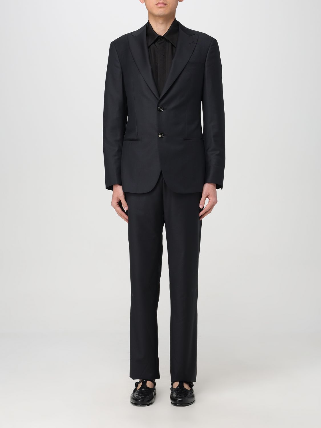 Shop Giorgio Armani Suit  Men Color Black