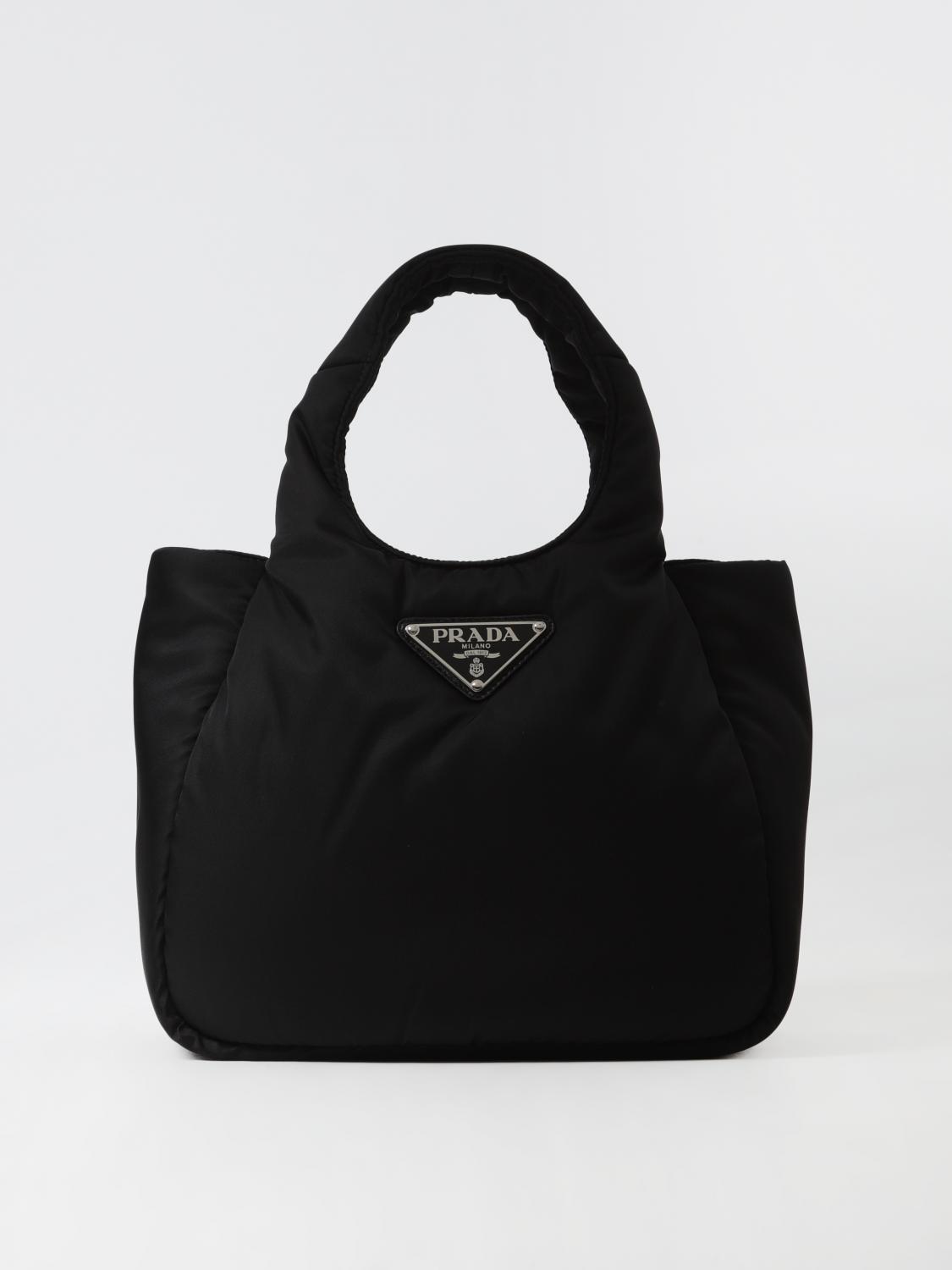 PRADA: Sac porté épaule femme - Noir | Sac Porté Main Prada ...