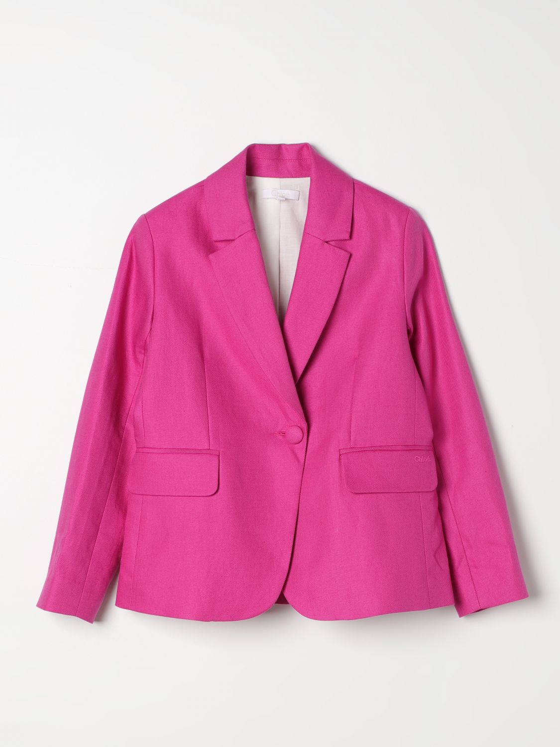 Shop Chloé Blazer  Kids Color Pink