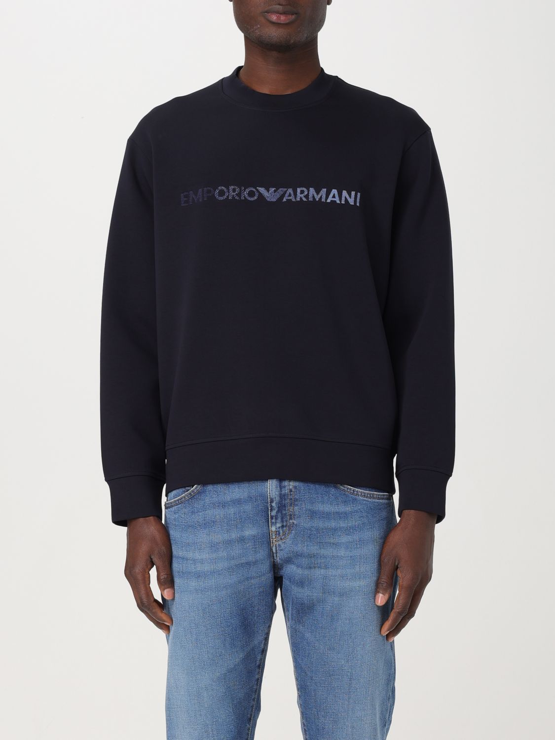 Shop Emporio Armani Sweater  Men Color Blue