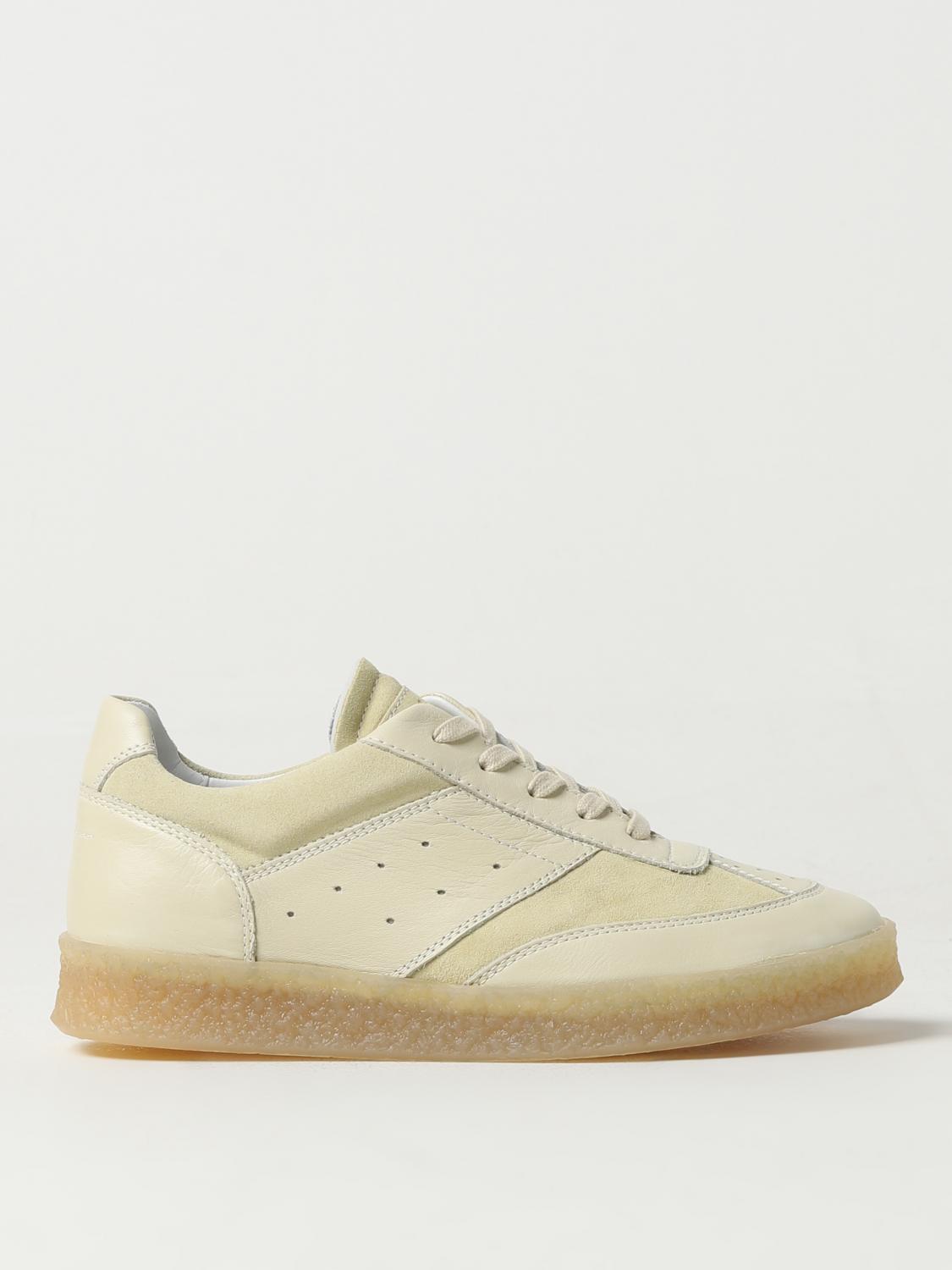 Mm6 Maison Margiela Sneakers - Leather - Beige/white In Ivory
