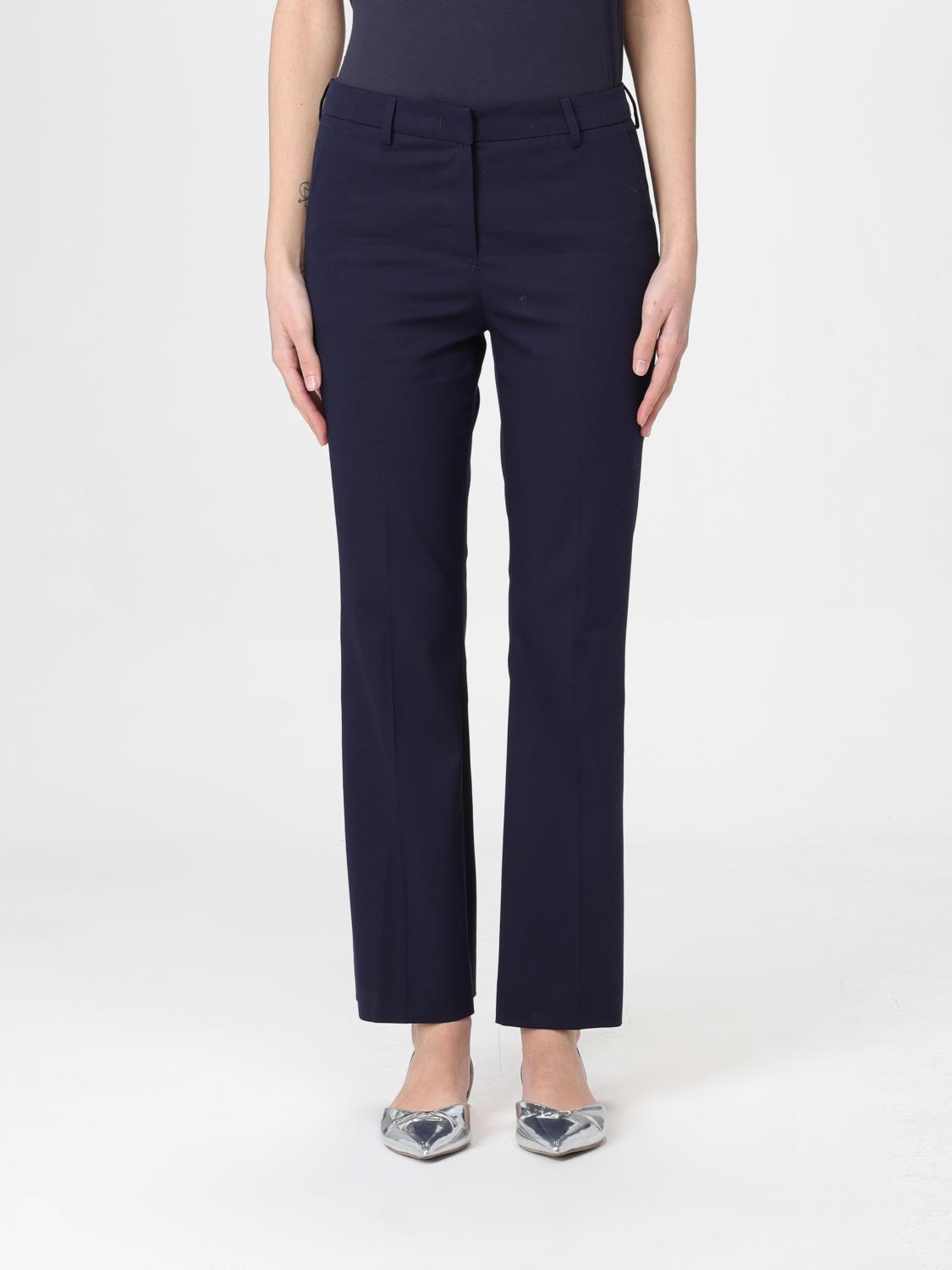 Pt01 Pants  Woman Color Blue In Blue