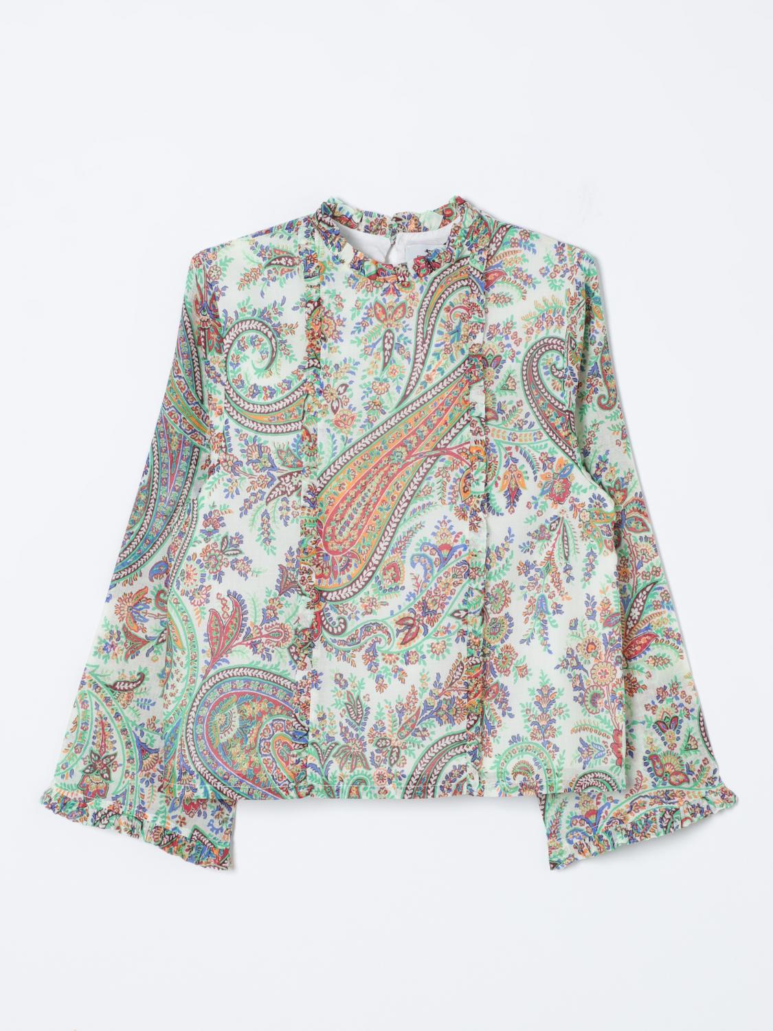 Shop Etro Shirt  Kids Color Ivory