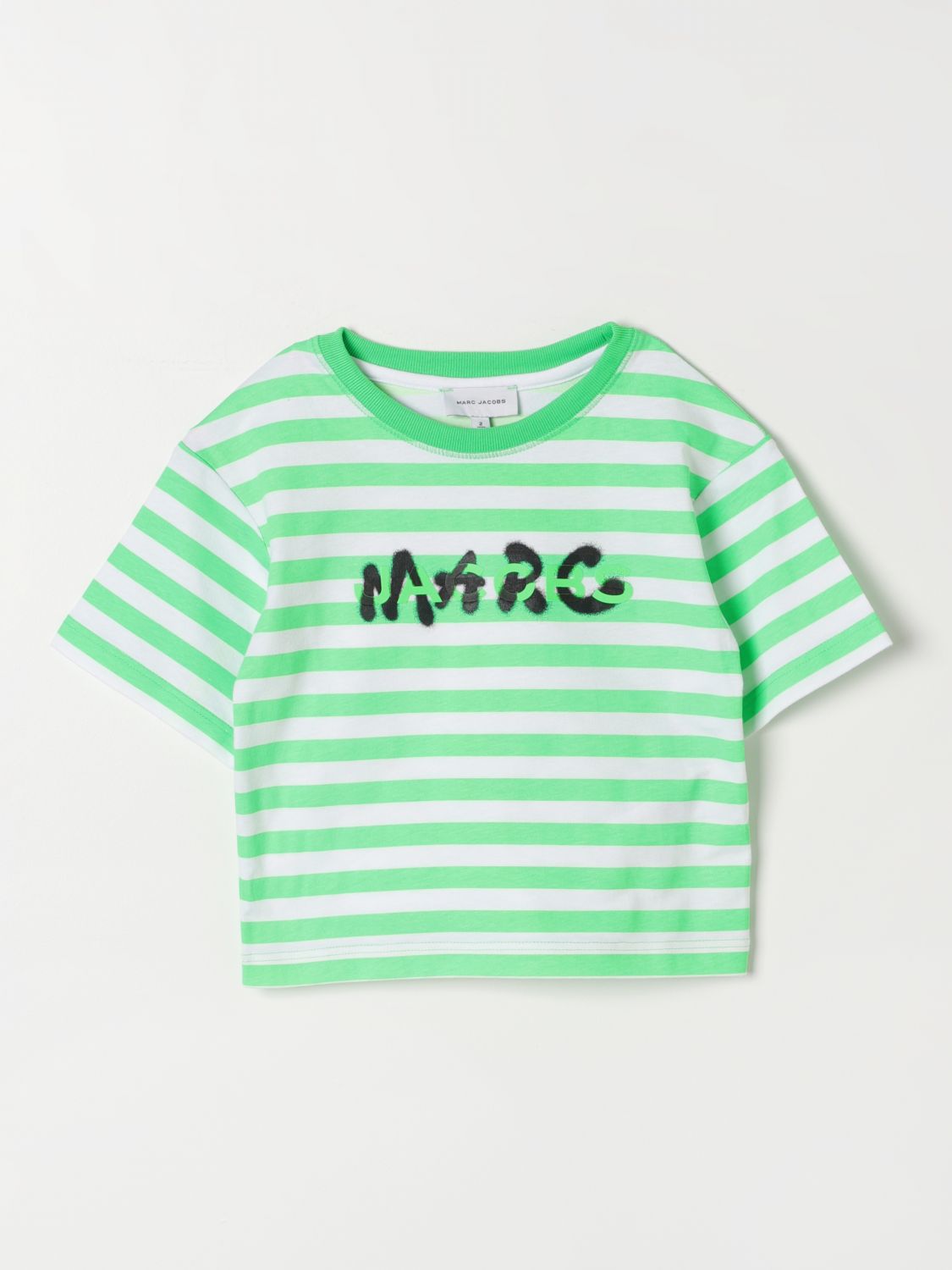 Shop Little Marc Jacobs T-shirt  Kids Color Green