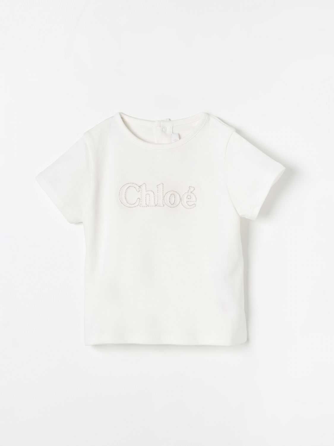 Shop Chloé T-shirt  Kids Color White