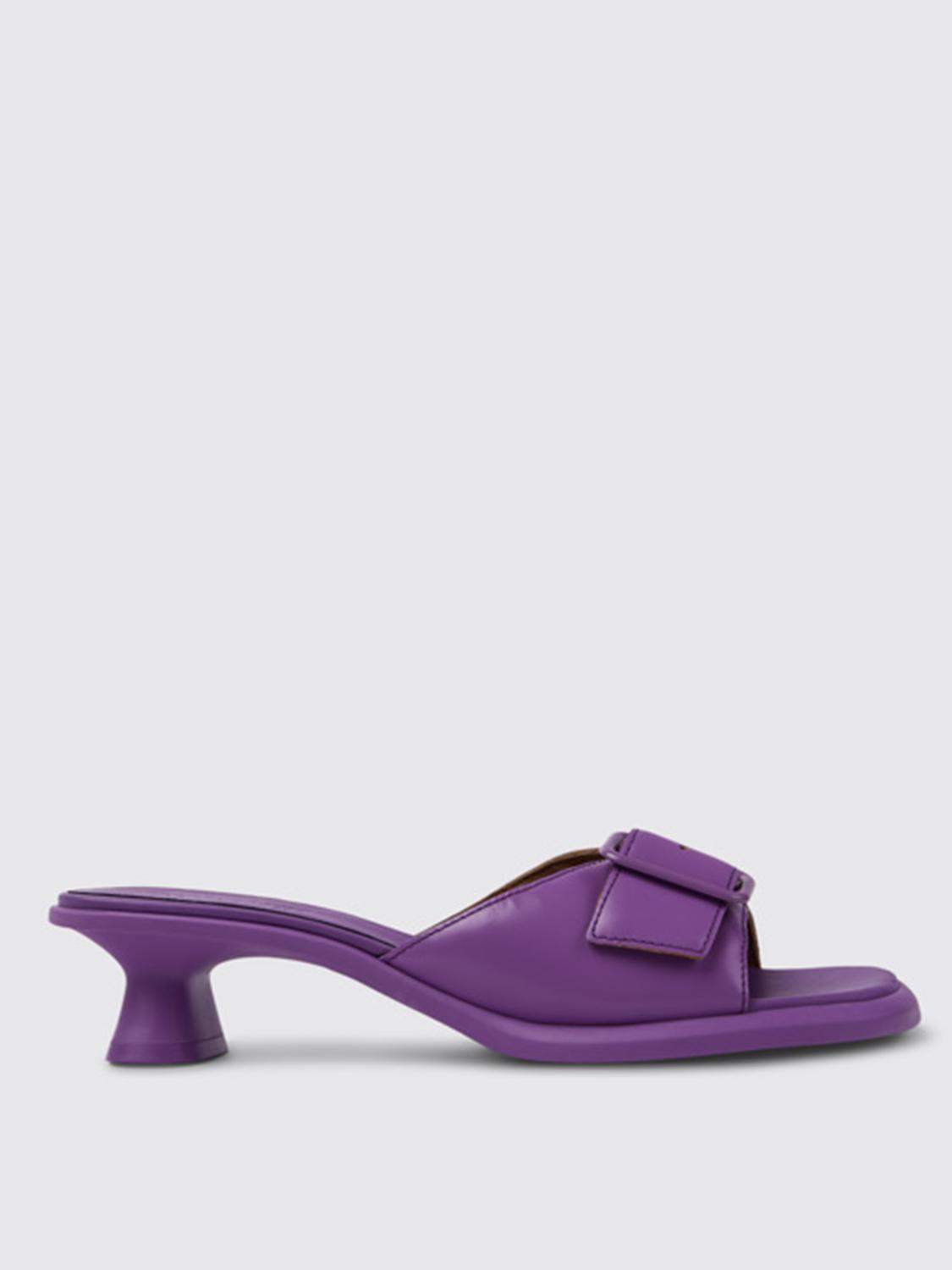 Camper Flat Sandals  Woman Color Violet