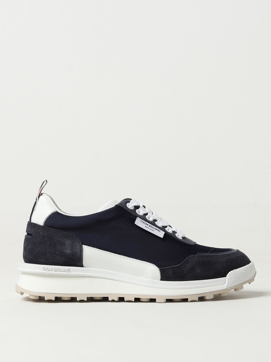 Shop Thom Browne Sneakers  Woman Color Blue In Blau