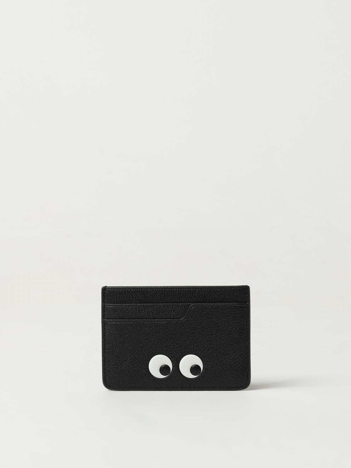 ANYA HINDMARCH WALLET ANYA HINDMARCH WOMAN COLOR BLACK F37134002