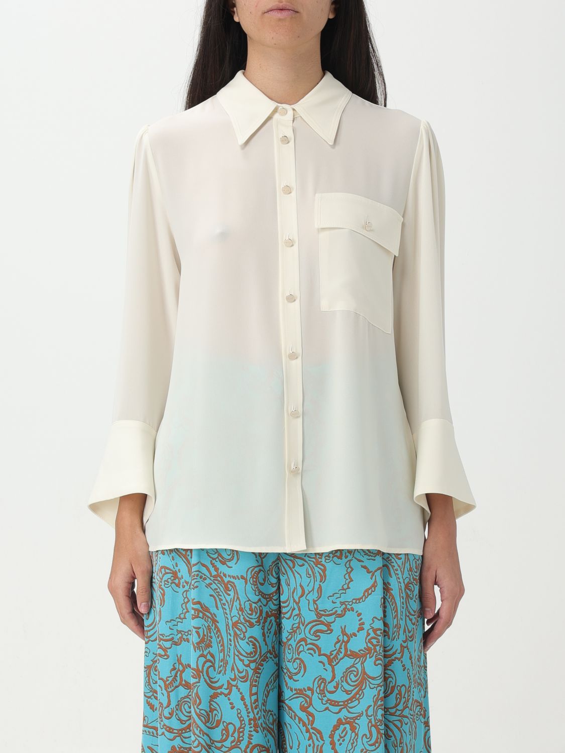 Shop Liu •jo Shirt Liu Jo Woman Color White