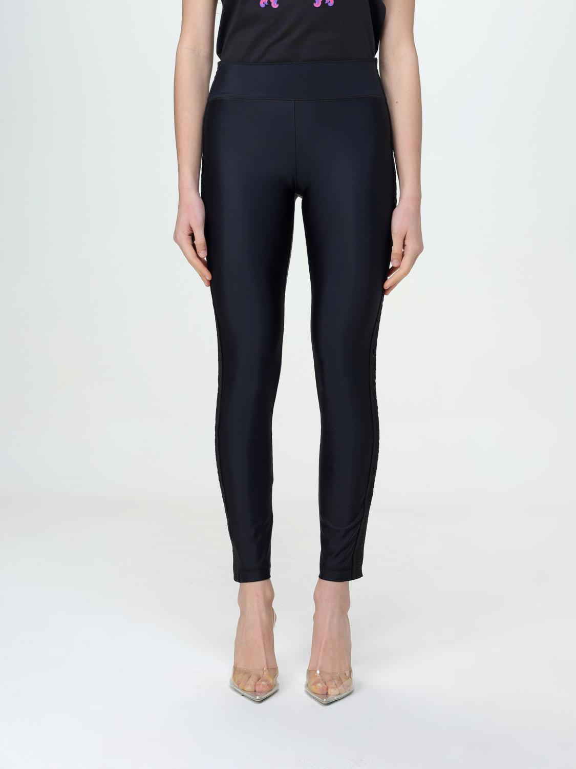 Versace Jeans Couture Pants Woman Color Black In Black