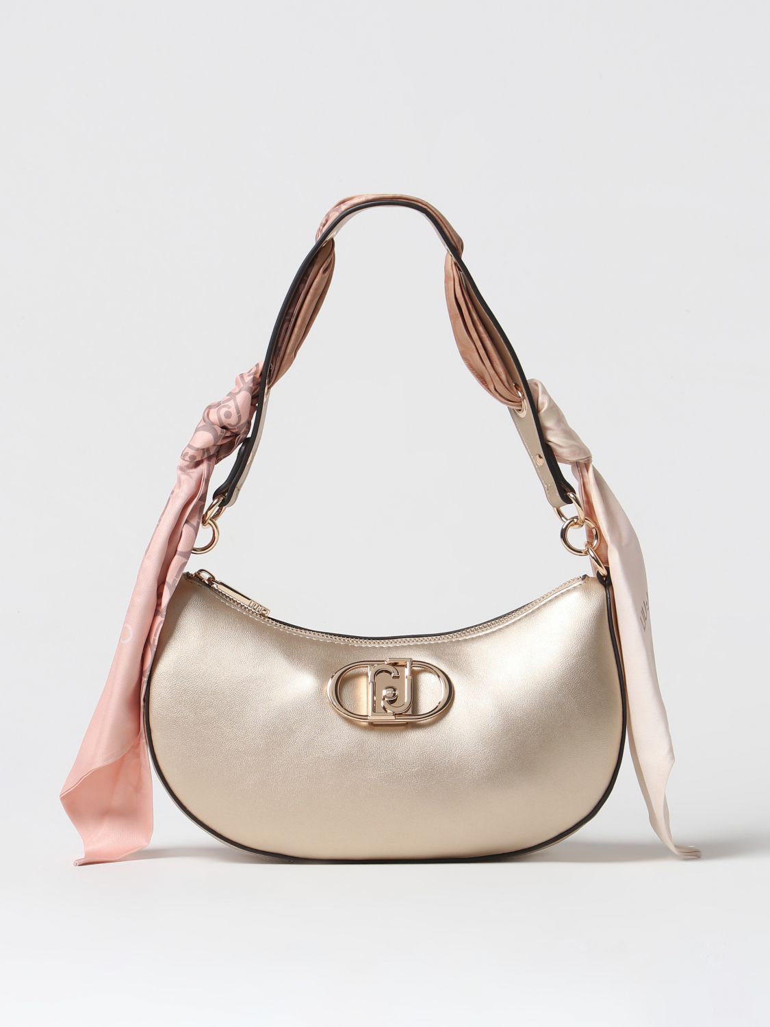 Shop Liu •jo Shoulder Bag Liu Jo Woman Color Gold
