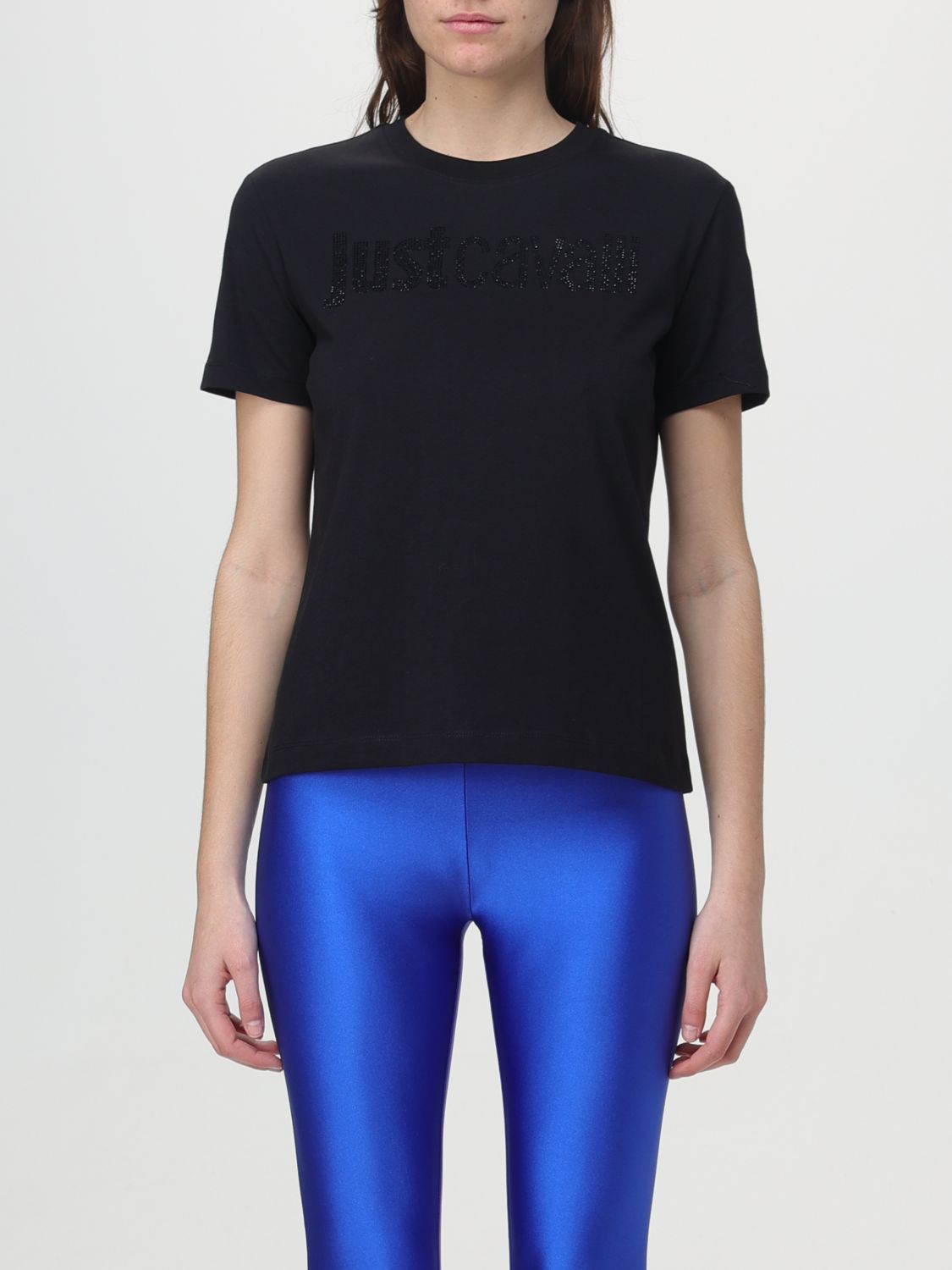 Shop Just Cavalli T-shirt  Woman Color Black