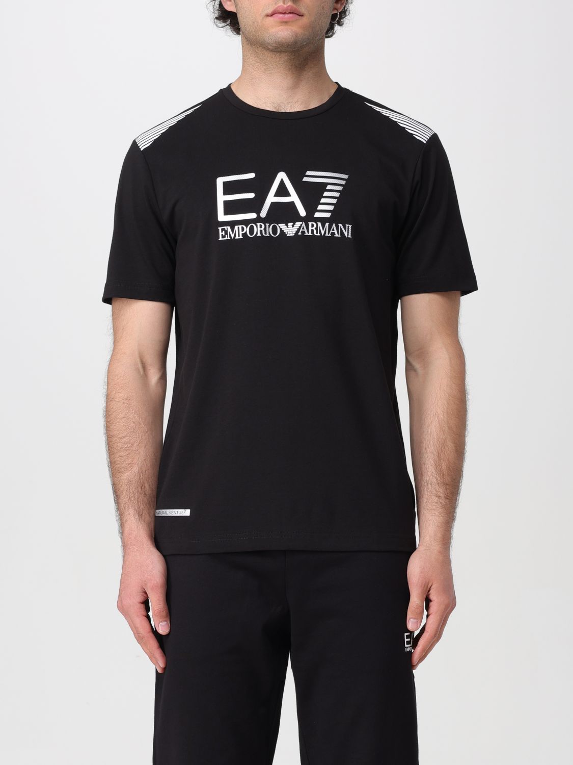 Shop Ea7 T-shirt  Men Color Black