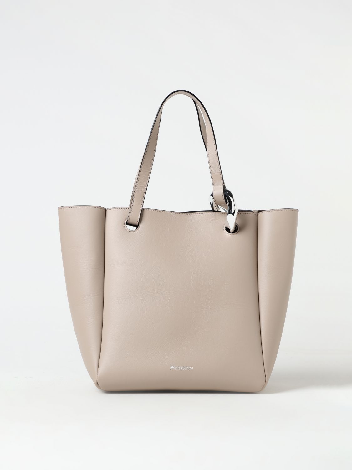 Shop Jw Anderson Tote Bags  Woman Color Dove Grey