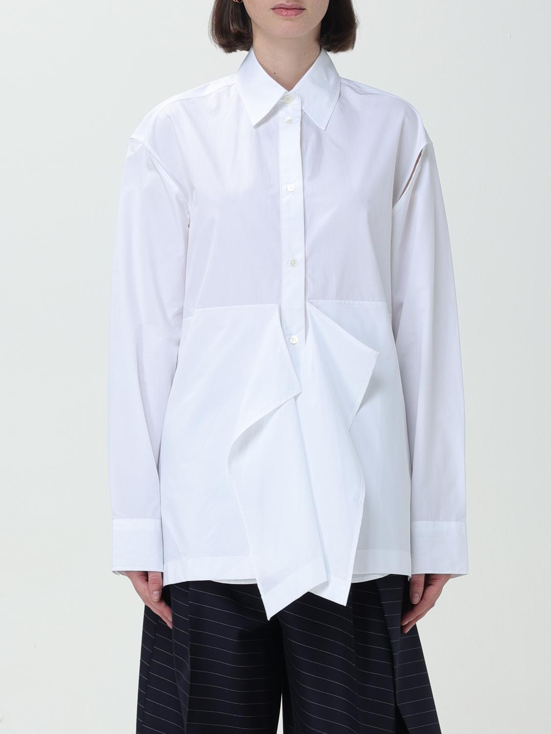 Shop Jw Anderson Shirt  Woman Color White