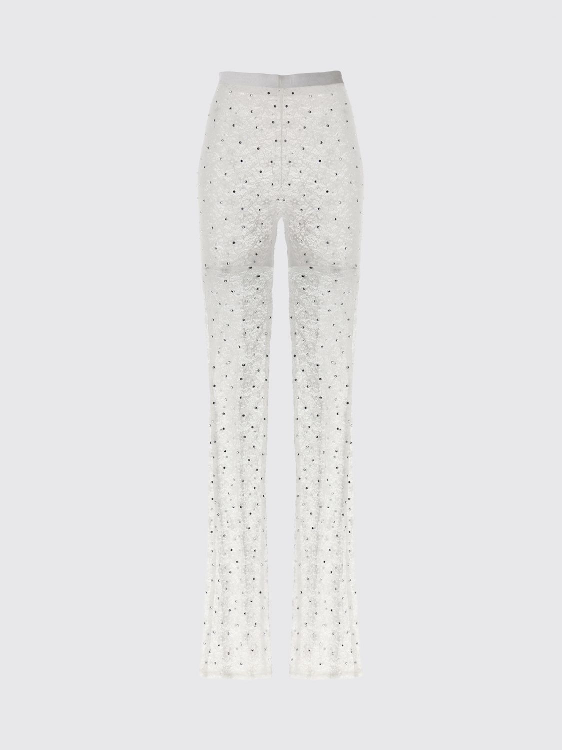 Alessandra Rich Pants Woman Color White