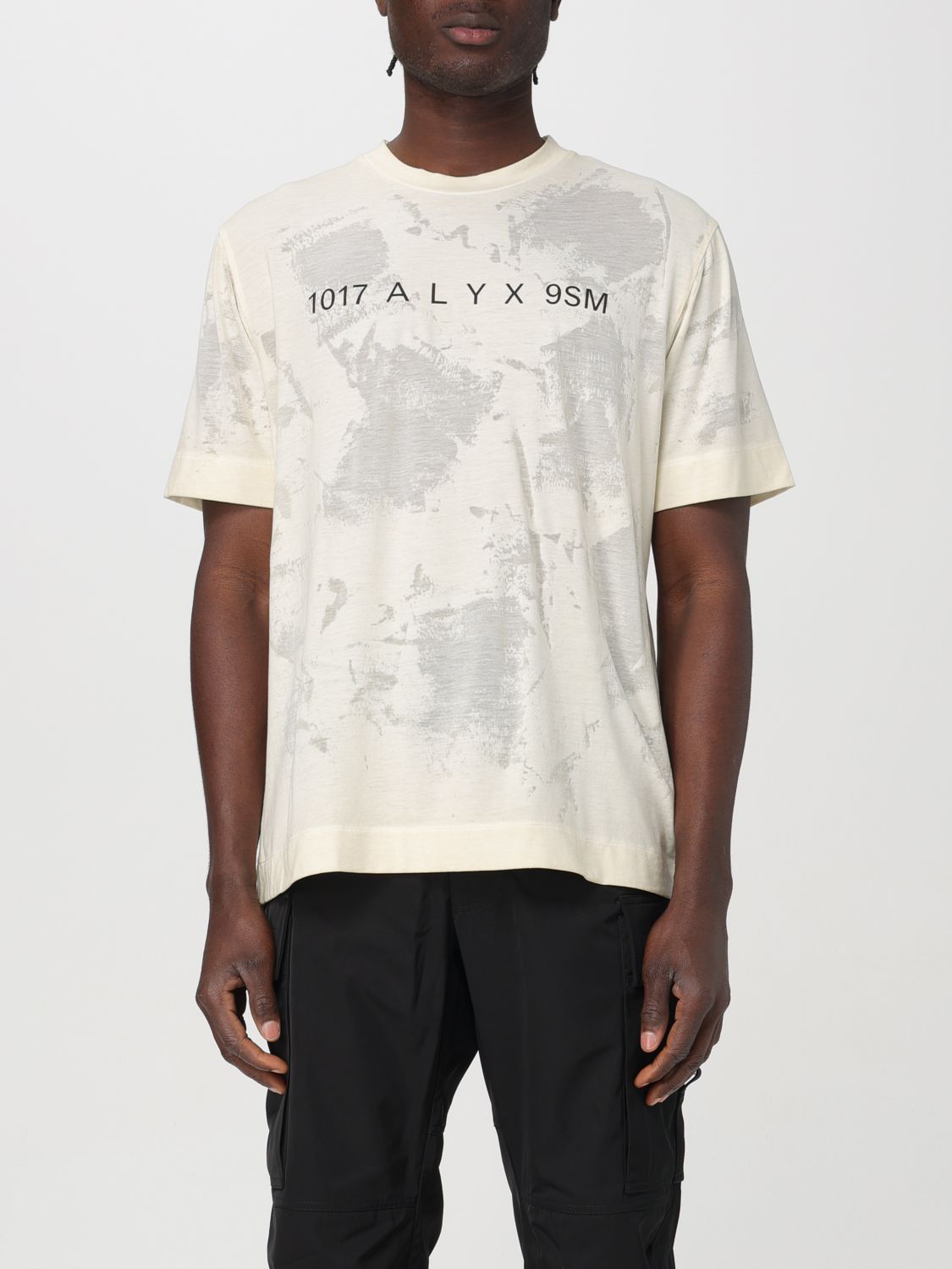 Shop Alyx T-shirt  Men Color White