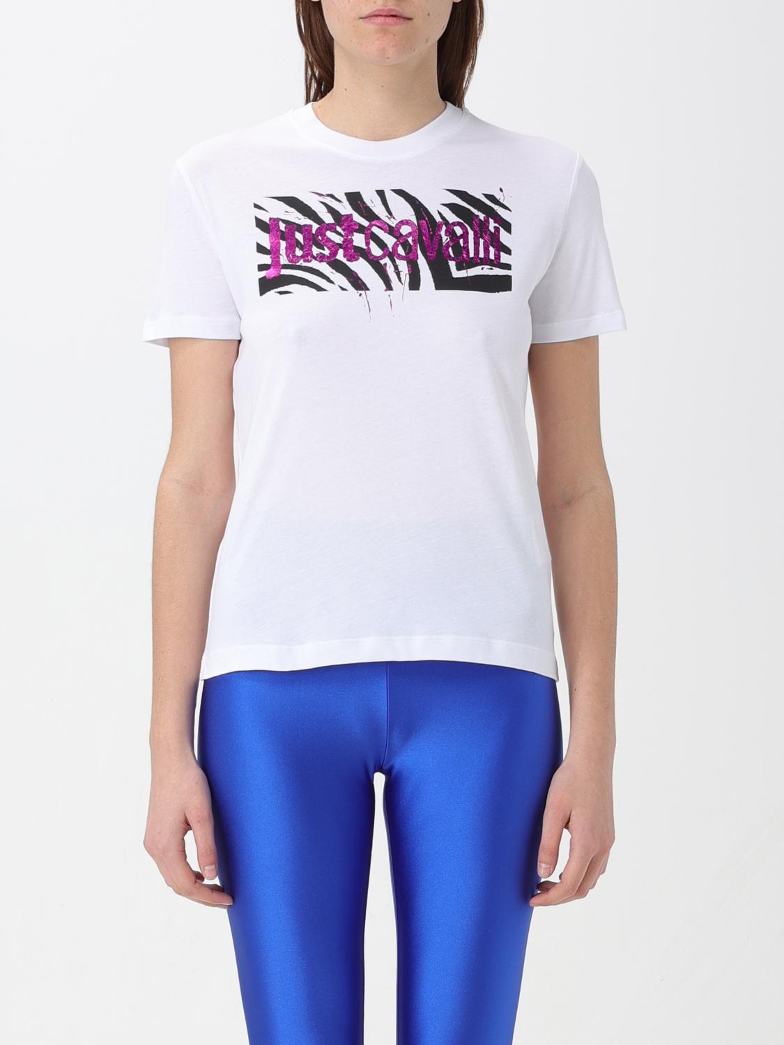 Shop Just Cavalli T-shirt  Woman Color White