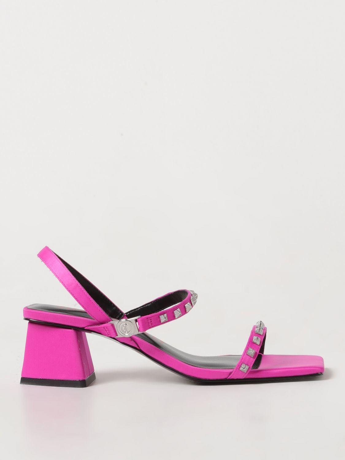 Shop Just Cavalli Heeled Sandals  Woman Color Pink