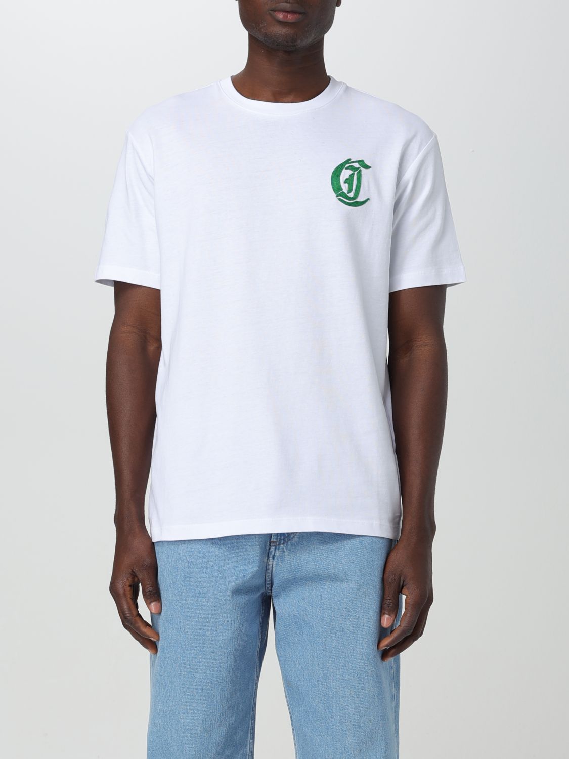 Shop Just Cavalli T-shirt  Men Color White