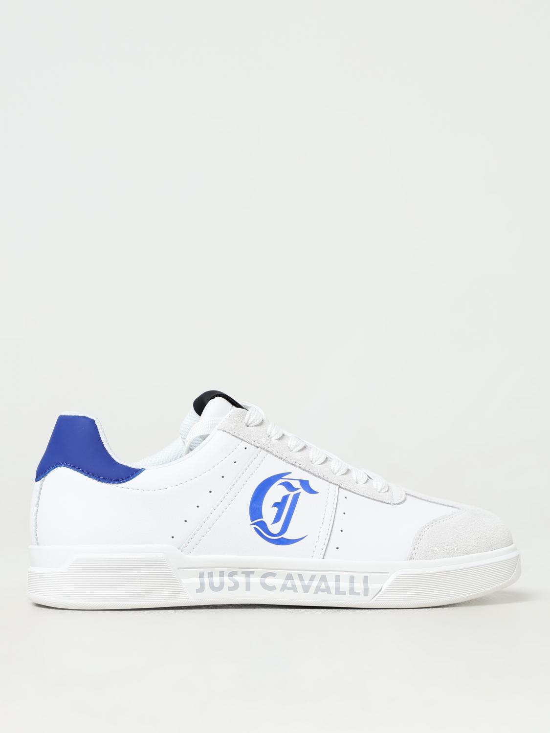 Shop Just Cavalli Sneakers  Men Color White