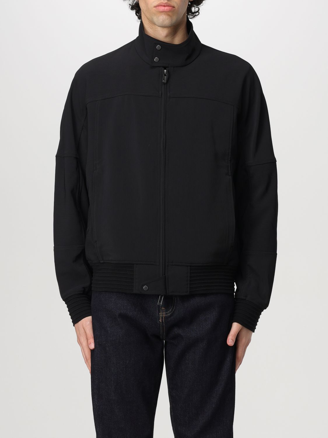Shop Emporio Armani Jacket  Men Color Black