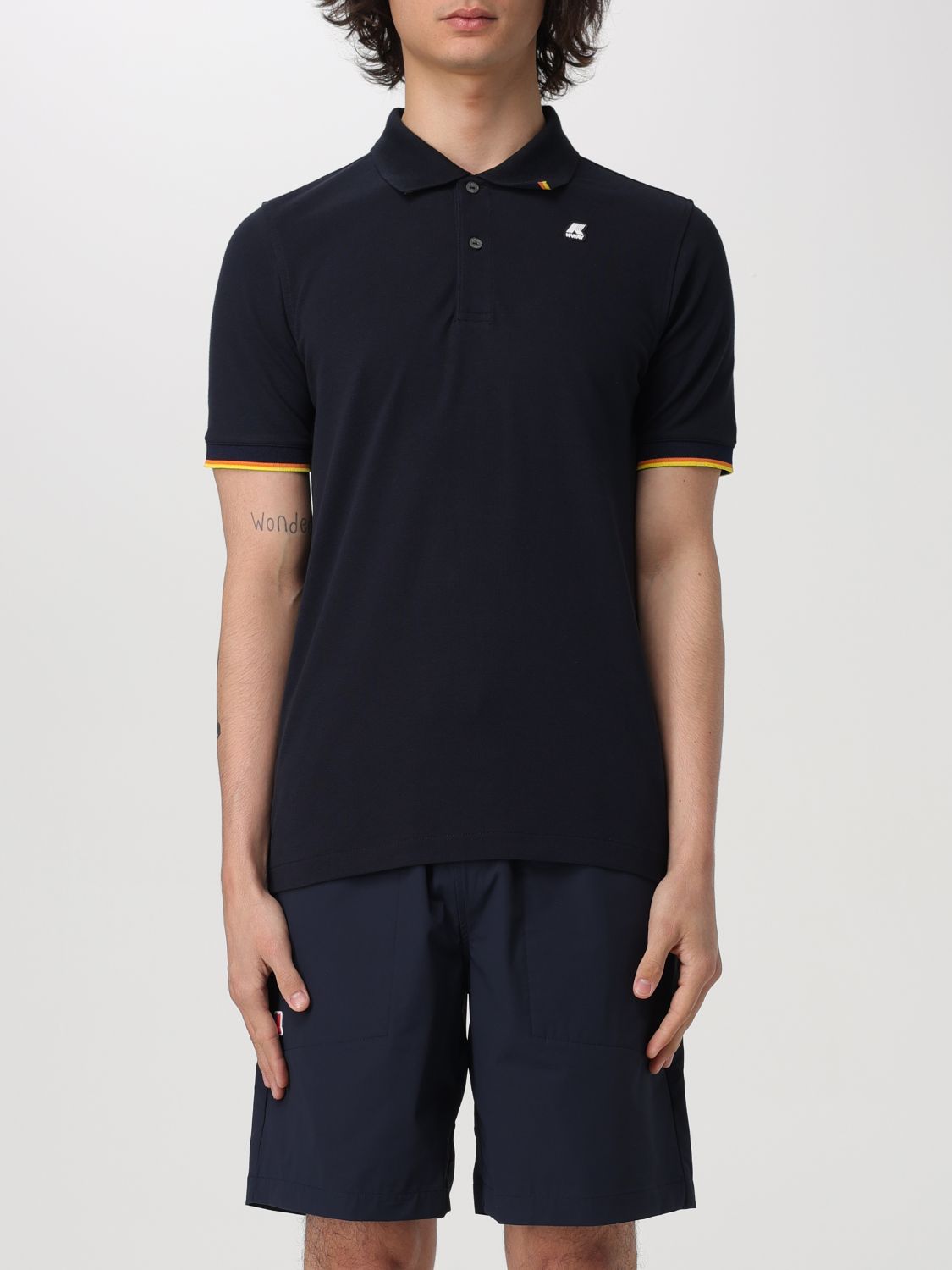 Shop K-way Polo Shirt  Men Color Blue