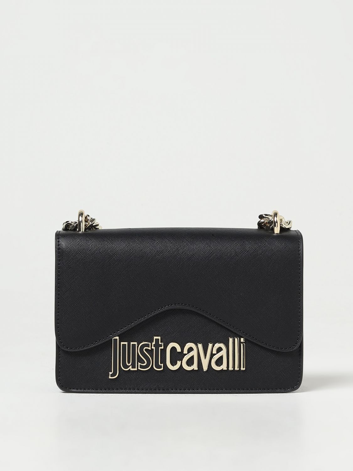 Shop Just Cavalli Shoulder Bag  Woman Color Black