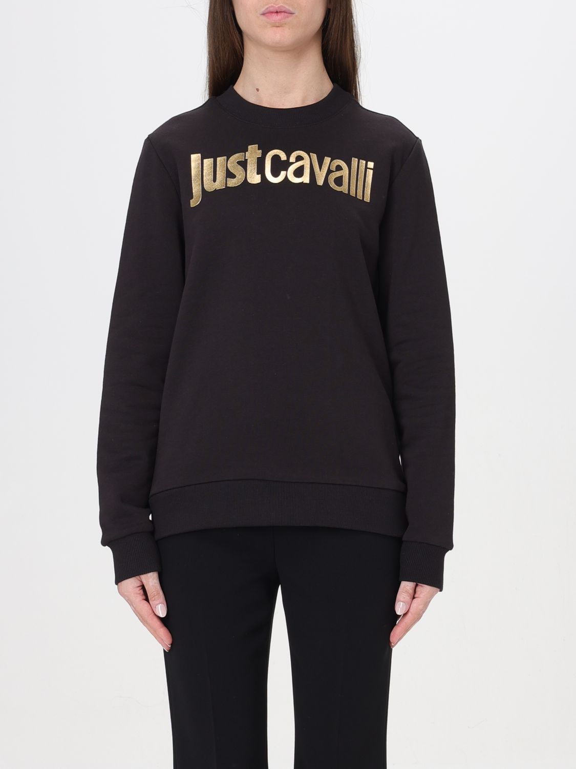 Just Cavalli Sweatshirt  Woman Colour Black