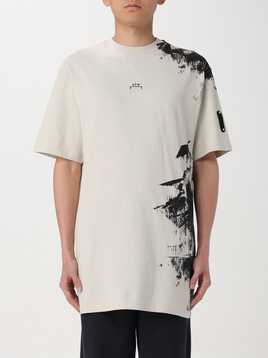 A-cold-wall* A Cold Wall Brushstroke T-shirt In Grey