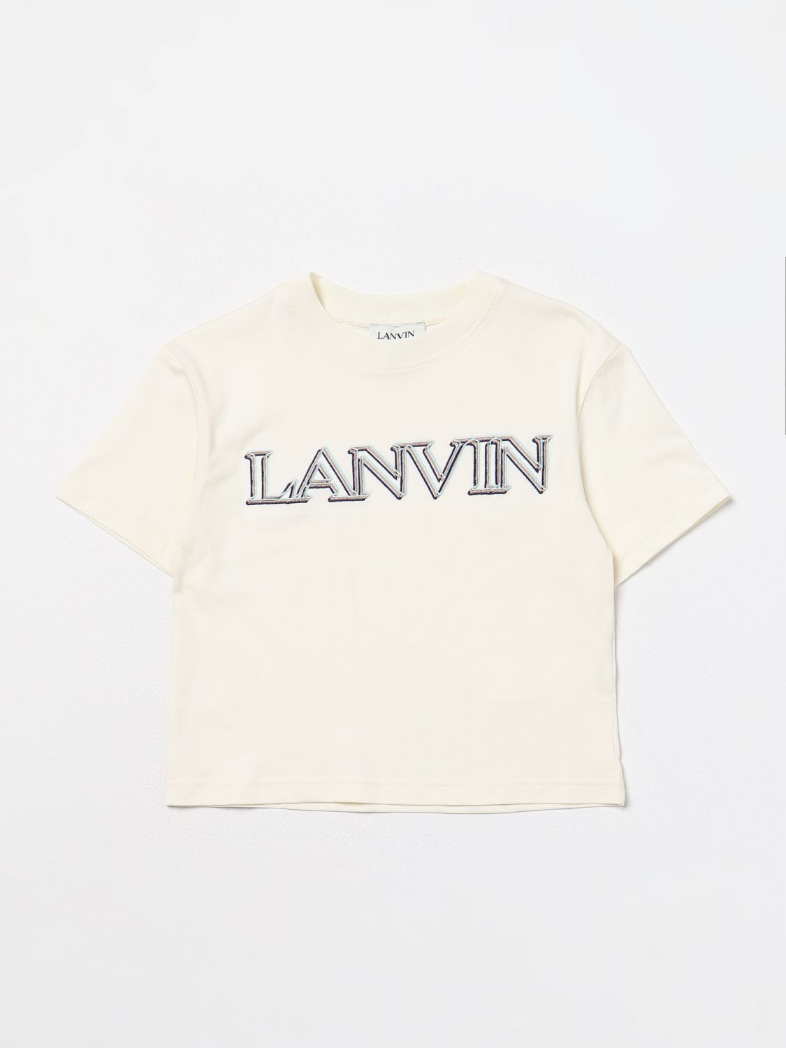 Shop Lanvin T-shirt  Kids Color Yellow