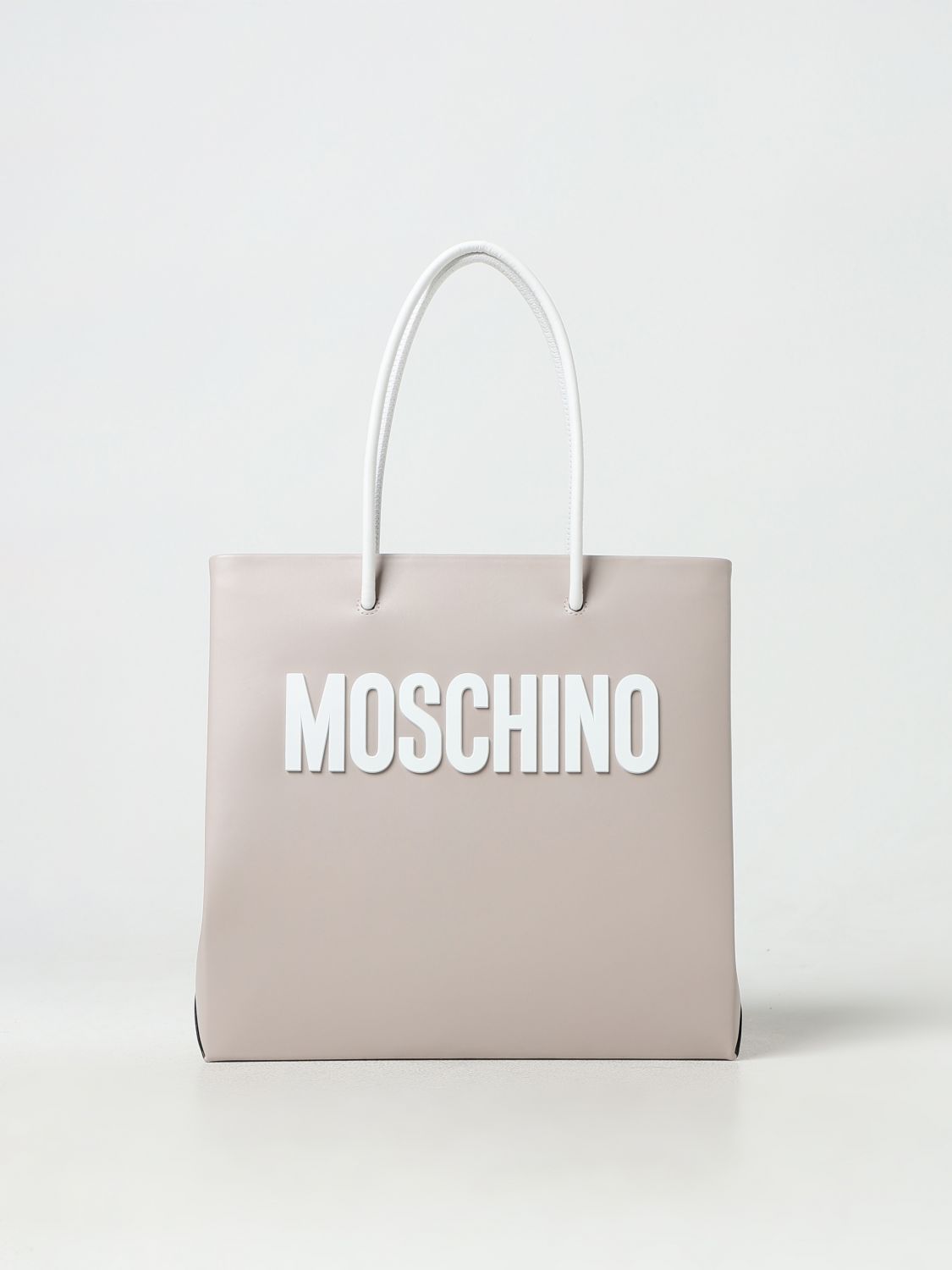 Shop Moschino Couture Tote Bags  Woman Color Grey