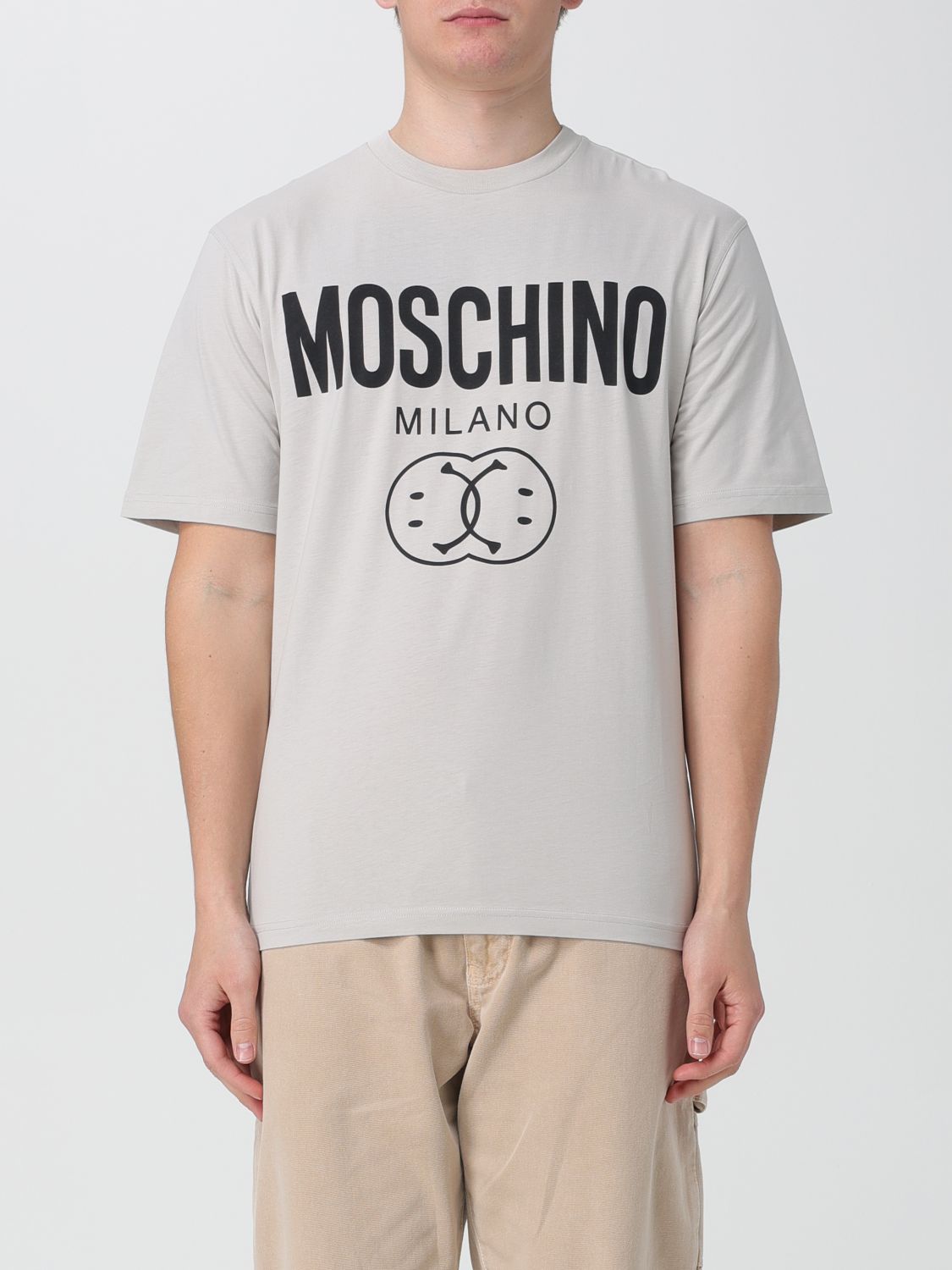 Shop Moschino Couture T-shirt  Men Color Grey