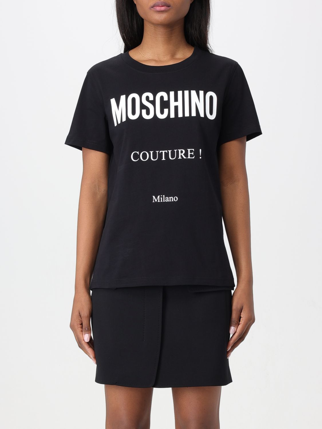 T恤 MOSCHINO COUTURE 女士 颜色 黑色