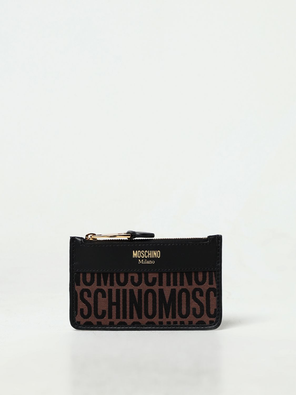 Shop Moschino Couture Wallet  Woman Color Brown